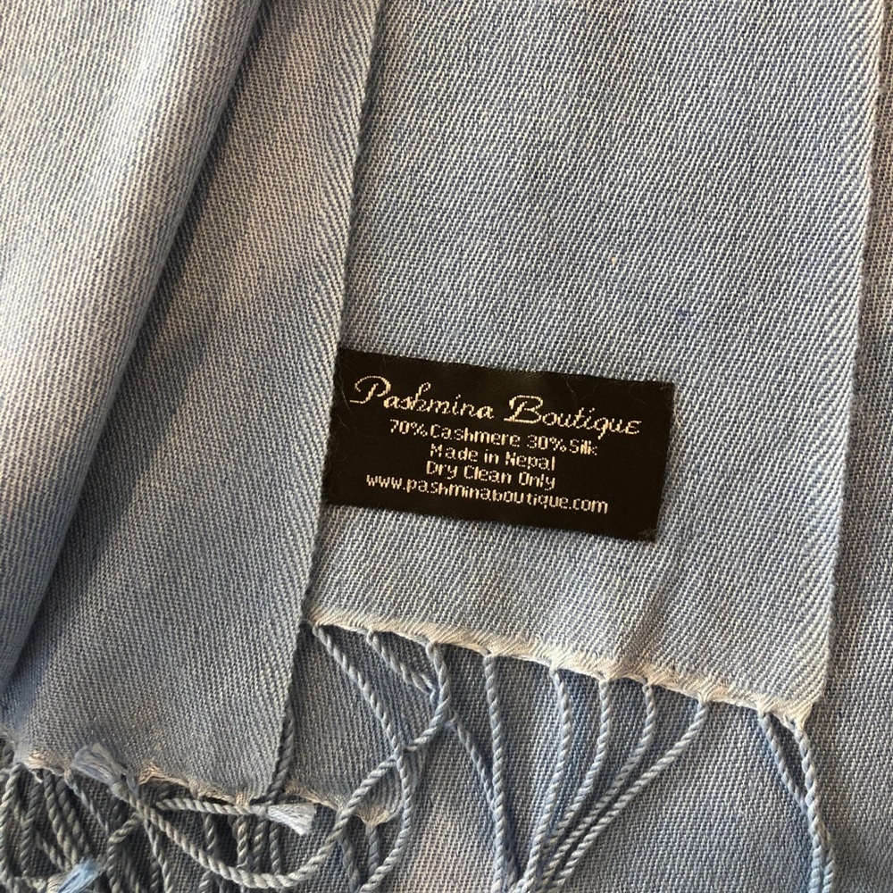 Light Blue Pashmina